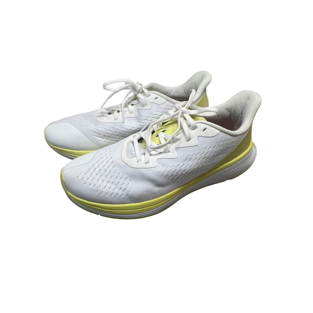 LANE EIGHT White Yellow Athletic Running Shoes Sneakers Women Size 10.5/Men 9‎